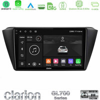 Clarion Gl700 Series 8core Android13 4+64gb Skoda Fabia 2015-2021 Navigation Multimedia Tablet 9 με Carplay &Amp; Android Auto u-gl7-Sk0150