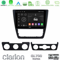 Clarion Gl700 Series 8core Android13 4+64gb Skoda Yeti 2009-&Gt; Navigation Multimedia Tablet 10 με Carplay &Amp; Android Auto u-gl7-Sk0151
