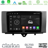 Clarion Gl700 Series 8core Android13 4+64gb Smart 451 Facelift Navigation Multimedia Tablet 9 με Carplay &Amp; Android Auto u-gl7-Sm0831