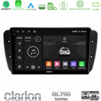Clarion Gl700 Series 8core Android13 4+64gb Seat Ibiza 2008-2012 Navigation Multimedia Tablet 9 με Carplay &Amp; Android Auto u-gl7-St0499