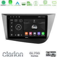 Clarion Gl700 Series 8core Android13 4+64gb Seat Leon Navigation Multimedia Tablet 9 με Carplay &Amp; Android Auto u-gl7-St0839
