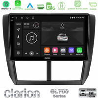Clarion Gl700 Series 8core Android13 4+64gb Subaru Forester Navigation Multimedia Tablet 9 με Carplay &Amp; Android Auto u-gl7-Su0299