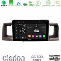 Clarion Gl700 Series 8core Android13 4+64gb Toyota Corolla 2002-2006 Navigation Multimedia Tablet 9 με Carplay &Amp; Android Auto u-gl7-Ty0254