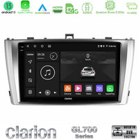 Clarion Gl700 Series 8core Android13 4+64gb Toyota Avensis t27 Navigation Multimedia Tablet 9 με Carplay &Amp; Android Auto u-gl7-Ty0864
