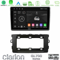 Clarion Gl700 Series 8core Android13 4+64gb Toyota Auris 2013-2016 Navigation Multimedia Tablet 10 με Carplay &Amp; Android Auto u-gl7-Ty1294