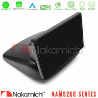 Nakamichi Nam5260 Series 4core Android12 4+64gb Fiat Doblo 2002-2009 Navigation Multimedia Tablet 10 με Carplay & Android Auto u-n44-Ft1892