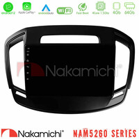Nakamichi Nam5260 Series 4core Android12 4+64gb Opel Insignia 2014-2017 Navigation Multimedia Tablet 9 με Carplay &Amp; Android Auto u-n44-Op0064