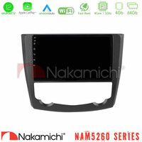 Nakamichi Nam5260 Series 4core Android12 4+64gb Renault Kadjar Navigation Multimedia Tablet 9 με Carplay & Android Auto u-n44-Rn0218