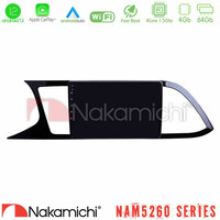 Nakamichi Nam5260 Series 4core Android12 4+64gb Seat Leon 2013 – 2019 Navigation Multimedia Tablet 9 με Carplay & Android Auto u-n44-St0790