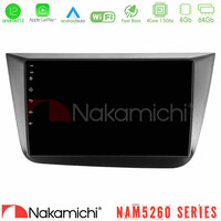 Nakamichi Nam5260 Series 4core Android12 4+64gb Seat Altea 2004-2015 Navigation Multimedia Tablet 9 με Carplay & Android Auto u-n44-St0840