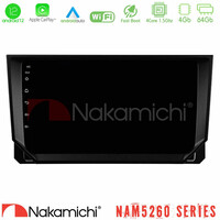 Nakamichi Nam5260 Series 4core Android12 4+64gb Seat Arona/ibiza Navigation Multimedia Tablet 9 με Carplay & Android Auto u-n44-St0888