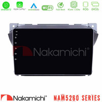 Nakamichi Nam5260 Series Suzuki Alto &Amp; Nissan Pixo 4core Android12 4+64gb Navigation Multimedia Tablet 9″ με Carplay & Android Auto u-n44-Sz0423