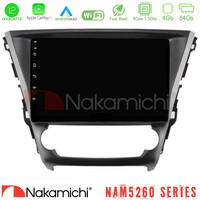 Nakamichi Nam5260 Series 4core Android12 4+64gb Toyota Avensis 2015-2018 Navigation Multimedia Tablet 9 με Carplay & Android Auto u-n44-Ty1319