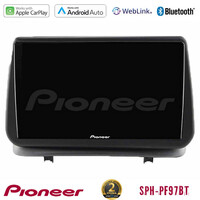 Pioneer sph-Pf97bt Series    Renault Clio 2005-2012 Multimedia Station 9 (Tablet Style) με Carplay &Amp; Android Auto u-sph-Rn0003