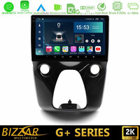 Bizzar g+ Series Toyota Aygo | Citroen c1 | Peugeot 108 8core Android12 6+128gb Navigation Multimedia 10 u-g-Ty1560