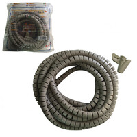 FTT18-013 EASYCOVER ΣΠΙΡΑΛ ΚΑΛΩΔΙΩΝ ΓΚΡΙ 15mm / 5 ΜΕΤΡΑ