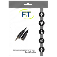 FTT16-013 3.5mm JACK ΑΡΣΕΝΙΚΟ - 3.5mm JACK ΘΗΛΥΚΟ 2.5Μ (ΕΠΙΧΡΥΣΟ)