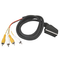 ΚΑΛΩΔΙΩΣΗ SCART - 4 RCA 1.3M