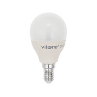 ΛΑΜΠΑ LED BASIS ΣΦΑΙΡΙΚΗ G45 E14 7W 540Lm 6400K VITO