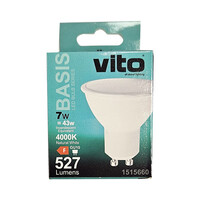 ΛΑΜΠΑ LED BASIS PAR16 GU10 7W 527Lm 4000K VITO