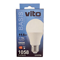 ΛΑΜΠΑ LED BASIS A60 E27 11.5W 1058Lm 6400K VITO