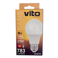 ΛΑΜΠΑ LED BASIS A60 E27 9W 783Lm 2700K VITO