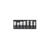 510 Teflon White Series Drip Tip #5