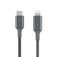 Belkin CAA006BT04GR Smart LED USB-C to Lightning Cable