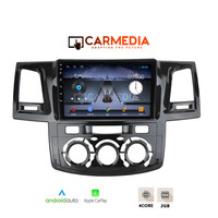 CARMEDIA CM209-13 TABLET 9'' OEM TOYOTA HILUX 2005-2011 A/C-CLIMA