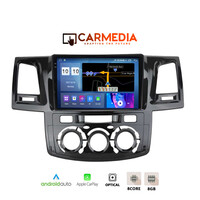 CARMEDIA CM8095-12 PRO PLUS TABLET 9.5'' OEM TOYOTA HILUX 2005-2011 A/C-CLIMA