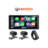 CARMEDIA CMM210 5,5” IPX7 WIRELESS CARPLAY + DVR MONITOR FOR MOTO