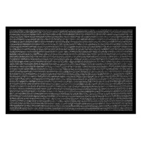 HOME USE πατάκι εισόδου HUH-0208, αντιολισθητικό, 90x60cm, 6mm πάχος, γκρι