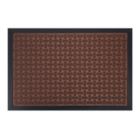 HOME USE πατάκι εισόδου HUH-0211, αντιολισθητικό, 60x40cm, 5mm πάχος, καφέ