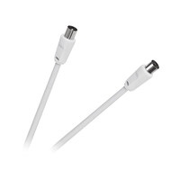 DM-2735F-1.5 . Καλώδιο κεραίας TV 1.5m M/F λευκό