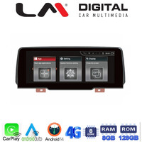 LM Digital - LM G123M10 EVO Οθόνη OEM Multimedia Αυτοκινήτου για BMW X3 & X4 2016 > 2018 (CarPlay/AndroidAuto/BT/GPS/WIFI/GPRS) electriclife