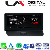LM Digital - LM G312M10 SQ Οθόνη OEM Multimedia Αυτοκινήτου για AUDI A4 '08 > '15 & A5 '07 > '16 (CarPlay/AndroidAuto/BT/GPS/WIFI/GPRS) electriclife