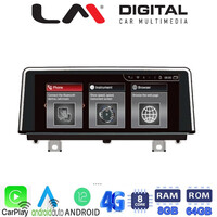 LM Digital - LM G351M10 EV0 Οθόνη OEM Multimedia Αυτοκινήτου για BMW SERIES 3 & SERIES 4 2018 > (CarPlay/AndroidAuto/BT/GPS/WIFI/GPRS) electriclife