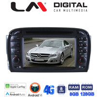 LM Digital - LM G817M6 Οθόνη OEM Multimedia Αυτοκινήτου για MERCEDES SL (R230) 10/2001 > 12/2006  (CarPlay/AndroidAuto/BT/GPS/WIFI/GPRS) electriclife