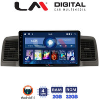 LM Digital - LM ZL4010 GPS Οθόνη OEM Multimedia Αυτοκινήτου για Toyota Corolla 2000-2007  (BT/GPS/WIFI) electriclife