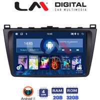 LM Digital - LM ZL4012 GPS Οθόνη OEM Multimedia Αυτοκινήτου για Mazda 6 2008 > 2012 (BT/GPS/WIFI/GPRS) electriclife