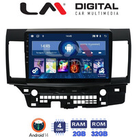 LM Digital - LM ZL4037 GPS Οθόνη OEM Multimedia Αυτοκινήτου για MITSUBISHI LANCER 2008> (BT/GPS/WIFI) electriclife