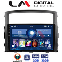 LM Digital - LM ZL4038 GPS Οθόνη OEM Multimedia Αυτοκινήτου για MITSUBISHI PAJERO 2006>2014 (BT/GPS/WIFI) electriclife