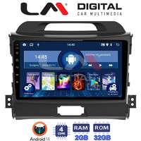 LM Digital - LM ZL4074 GPS Οθόνη OEM Multimedia Αυτοκινήτου για KIA SPORTAGE 2010>2015 (BT/GPS/WIFI) electriclife