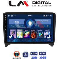 LM Digital - LM ZL4078 GPS Οθόνη OEM Multimedia Αυτοκινήτου για AUDI TT  2007 > 2014 (BT/GPS/WIFI) electriclife
