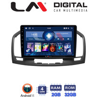 LM Digital - LM ZL4114 GPS Οθόνη OEM Multimedia Αυτοκινήτου για OPEL INSIGNIA 2007-2013 (BT/GPS/WIFI) electriclife