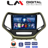 LM Digital - LM ZL4119 GPS Οθόνη OEM Multimedia Αυτοκινήτου για JEEP CHEROKEE 2014>  (BT/GPS/WIFI) electriclife