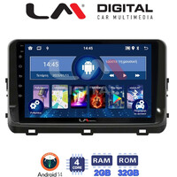 LM Digital - LM ZL4123 GPS Οθόνη OEM Multimedia Αυτοκινήτου για KIA XCEED 2018> (BT/GPS/WIFI) electriclife