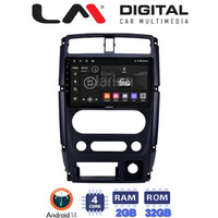 LM Digital - LM ZL4186 GPS Οθόνη OEM Multimedia Αυτοκινήτου για SUZUKI JIMNY 2007 > 2018   (BT/GPS/WIFI) electriclife
