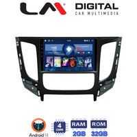 LM Digital - LM ZL4230 GPS Οθόνη OEM Multimedia Αυτοκινήτου για Mitsubishi L200 2014 >Μόνο για αυτοκίνητα με Κλιματισμό (BT/GPS/WIFI/GPRS) electriclife