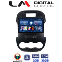 LM Digital - LM ZL4245 GPS Οθόνη OEM Multimedia Αυτοκινήτου για FORD RANGER 2011> 2015 (BT/GPS/WIFI) electriclife
